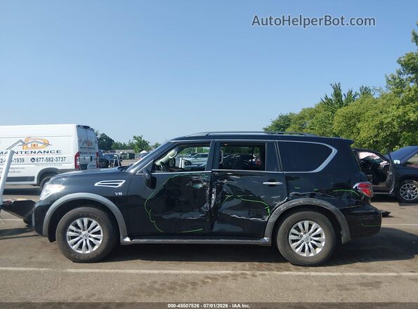 JN8AY2NC9K9583313 2019 NISSAN ARMADA Black Панорамний вид салону 360°