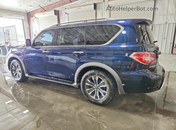 JN8AY2NCXH9500707 2017 NISSAN ARMADA Blue Հետևի ձախ