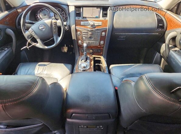 JN8AY2NCXKX509572 2019 NISSAN ARMADA Gray Առջևի վահանակի տեսք