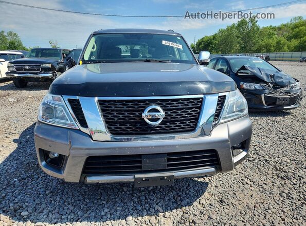 JN8AY2NCXKX509572 2019 NISSAN ARMADA Gray Դիմացի տեսք
