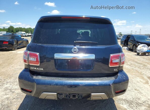 JN8AY2ND0KX010384 2019 NISSAN ARMADA Blue Widok z tyłu