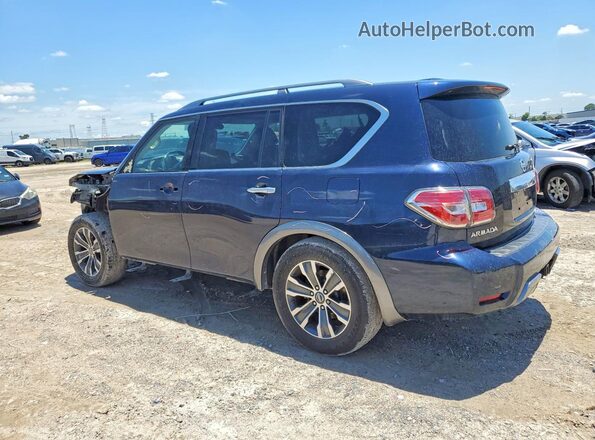 JN8AY2ND0KX010384 2019 NISSAN ARMADA Blue Tył lewy