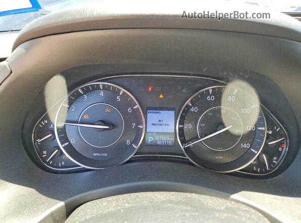JN8AY2ND0KX010384 2019 NISSAN ARMADA Blue Widok zestawu wskaźników