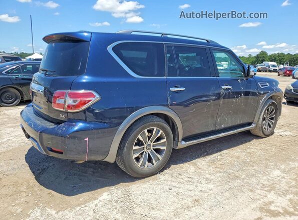 JN8AY2ND0KX010384 2019 NISSAN ARMADA Blue Tył prawy