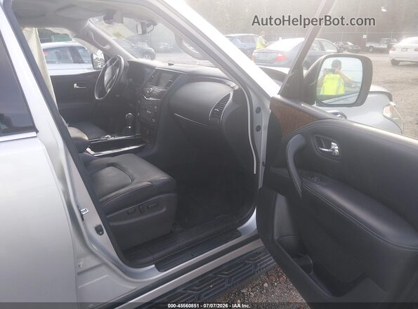 JN8AY2ND1L9107020 2020 NISSAN ARMADA Gray Front interior view