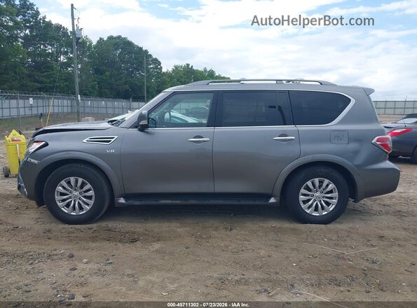 JN8AY2ND2K9089884 2019 NISSAN ARMADA Серый Панорамный вид салона 360°