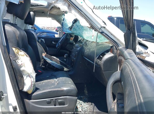 JN8AY2ND2LX016530 2020 NISSAN ARMADA White Vista interior delantera
