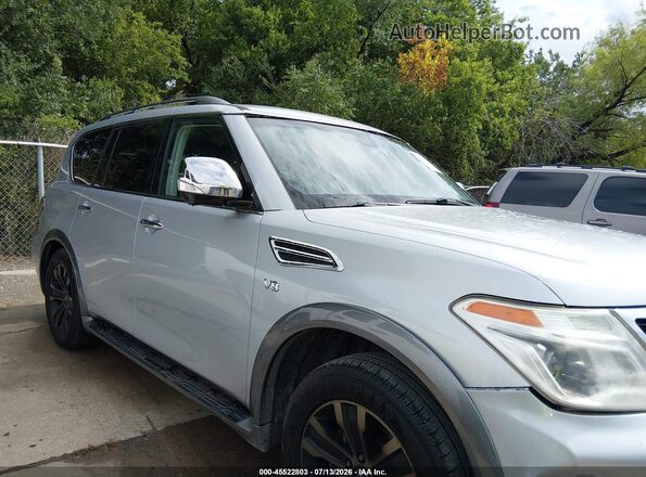 JN8AY2ND3H9001269 2017 NISSAN ARMADA Silver Vista interior trasera