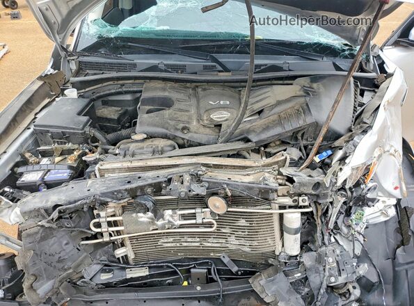 JN8AY2ND3K9087108 2019 NISSAN ARMADA White Vista del compartimento del motor