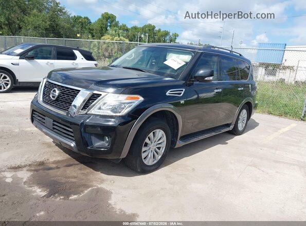 JN8AY2ND3K9087335 2019 NISSAN ARMADA Black Front left