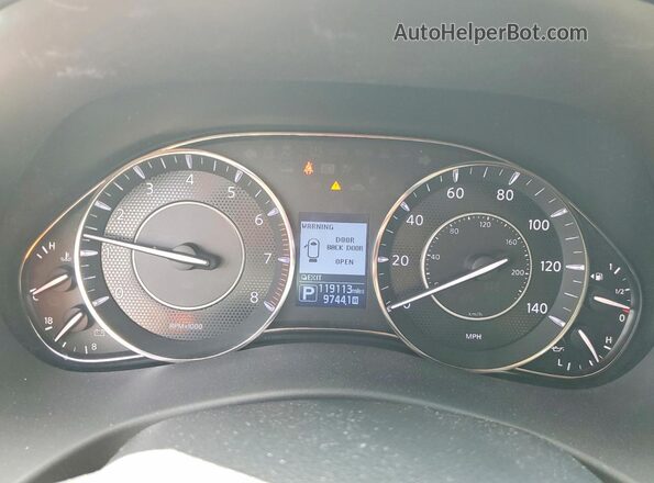 JN8AY2ND5H9007607 2017 NISSAN ARMADA Белый Вид щитка приборов