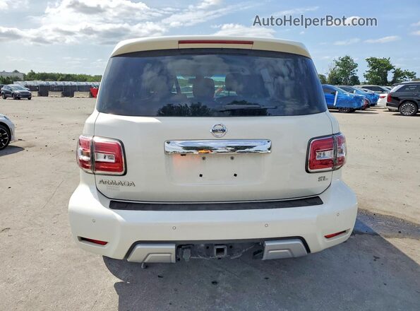 JN8AY2ND5H9007607 2017 NISSAN ARMADA Белый Вид сзади