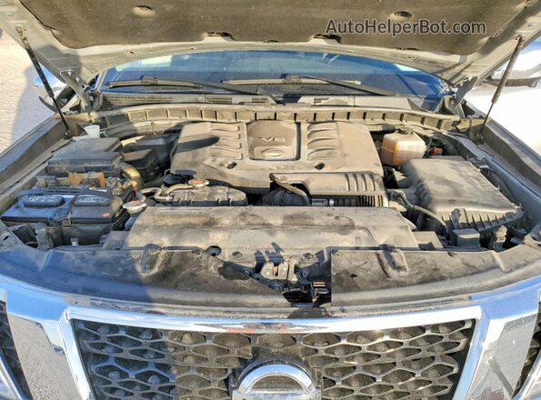 JN8AY2ND5J9058028 2018 NISSAN ARMADA Silver ძრავის განყოფილების ხედი
