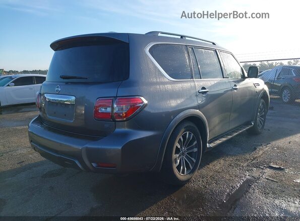 JN8AY2ND5KX008887 2019 NISSAN ARMADA Серый Задняя правая четверть