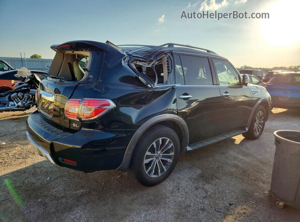 JN8AY2ND7JX000790 2018 NISSAN ARMADA Black Հետևի աջ