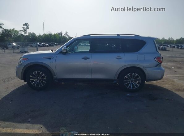 JN8AY2ND7L9108981 2020 NISSAN ARMADA Серебряный Панорамный вид салона 360°