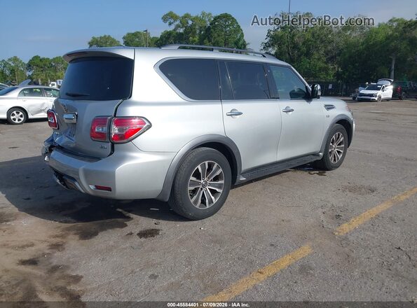 JN8AY2ND7L9108981 2020 NISSAN ARMADA Серебряный Задняя правая четверть