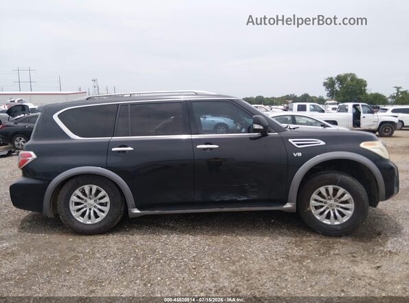 JN8AY2ND8H9000439 2017 NISSAN ARMADA Black 360 interior view