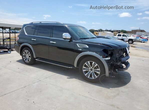 JN8AY2NDXL9109915 2020 NISSAN ARMADA Black Delantero derecho