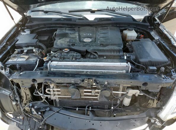 JN8AY2NDXL9109915 2020 NISSAN ARMADA Black Vista del compartimento del motor