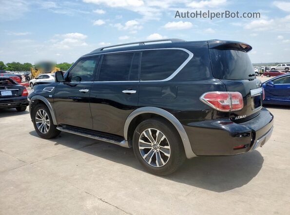 JN8AY2NDXL9109915 2020 NISSAN ARMADA Black Trasero izquierdo