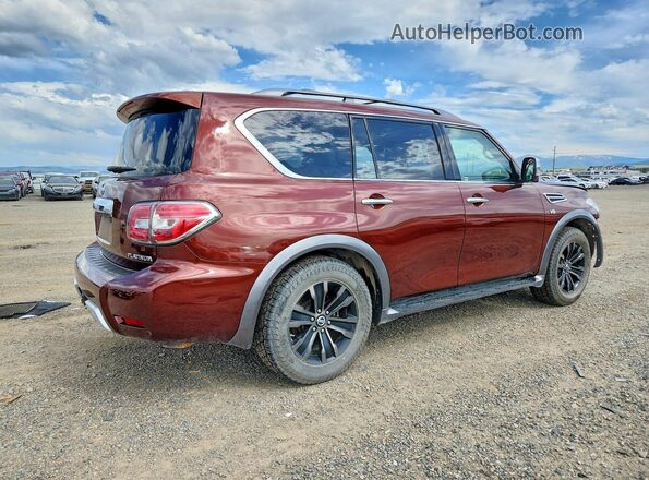 JN8AY2NE0H9703378 2017 NISSAN ARMADA Brown უკანა მარჯვენა