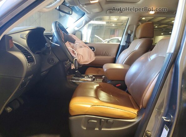JN8AY2NE0H9706099 2017 NISSAN ARMADA Gray Vista interior delantera