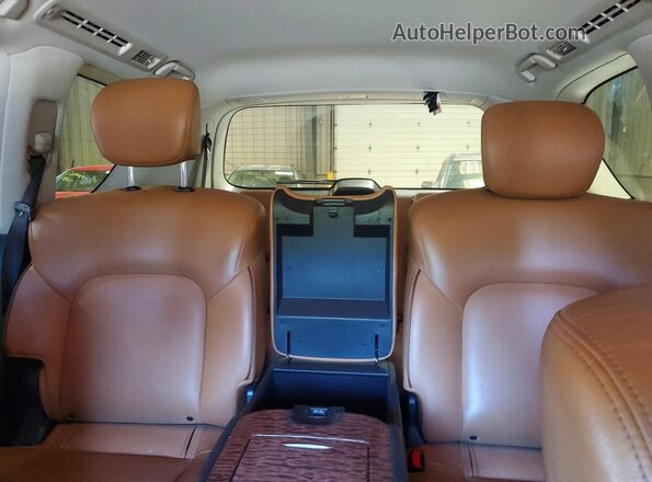 JN8AY2NE0H9706099 2017 NISSAN ARMADA Gray Vista de los asientos traseros