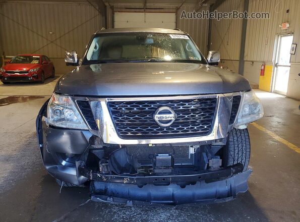 JN8AY2NE0H9706099 2017 NISSAN ARMADA Gray Vista frontal