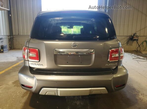 JN8AY2NE0H9706099 2017 NISSAN ARMADA Gray Vista trasera
