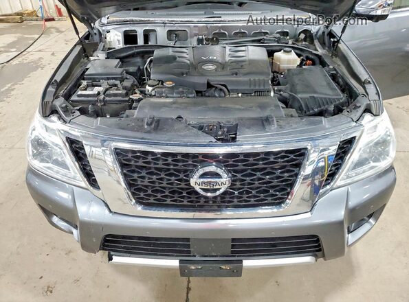 JN8AY2NE0H9707768 2017 NISSAN ARMADA Серый Вид подкапотного пространства