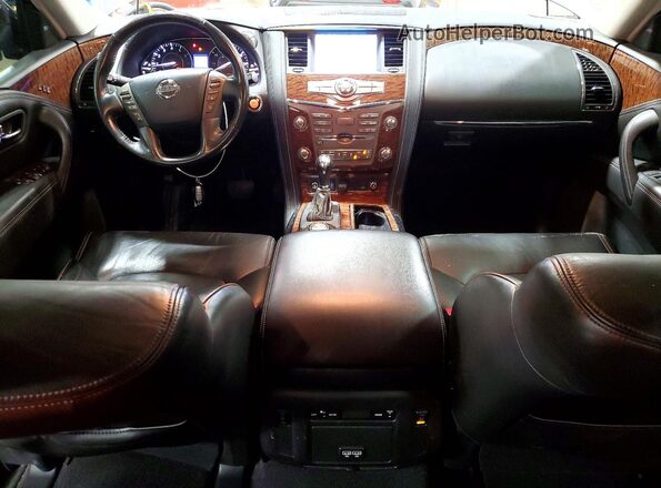 JN8AY2NE0H9707768 2017 NISSAN ARMADA Серый Вид панели приборов