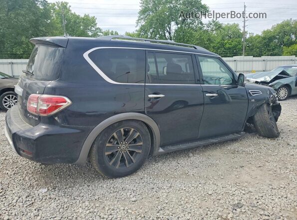 JN8AY2NE2J9733861 2018 NISSAN ARMADA Black Задня права чверть