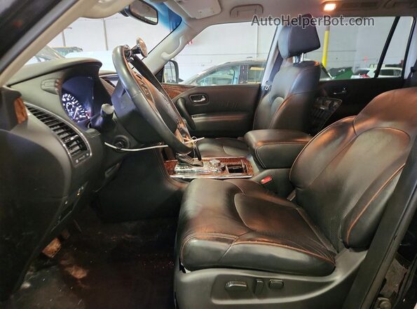 JN8AY2NE3H9707330 2017 NISSAN ARMADA Black Սալոնի դիմացի տեսք