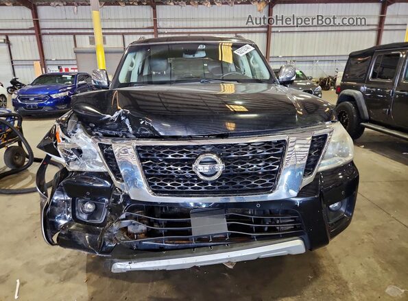 JN8AY2NE3H9707330 2017 NISSAN ARMADA Black Դիմացի տեսք