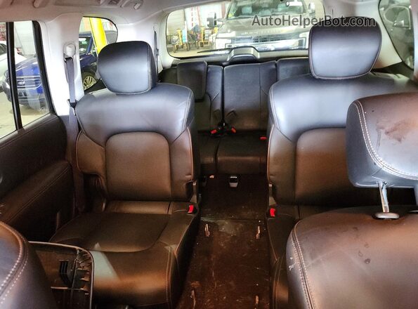 JN8AY2NE3H9707330 2017 NISSAN ARMADA Black Հետևի նստատեղերի տեսք