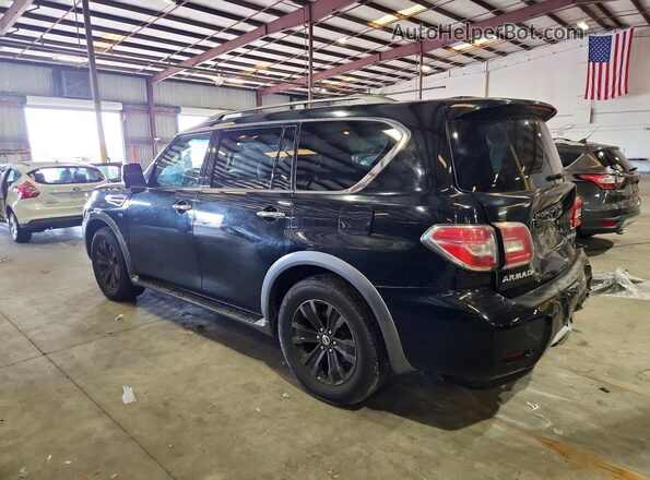 JN8AY2NE3H9707330 2017 NISSAN ARMADA Black Հետևի ձախ