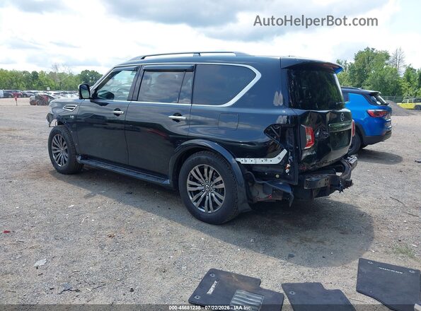 JN8AY2NE3K9756535 2019 NISSAN ARMADA Черный Задняя левая четверть