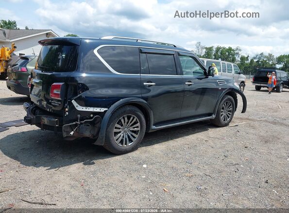 JN8AY2NE3K9756535 2019 NISSAN ARMADA Черный Задняя правая четверть