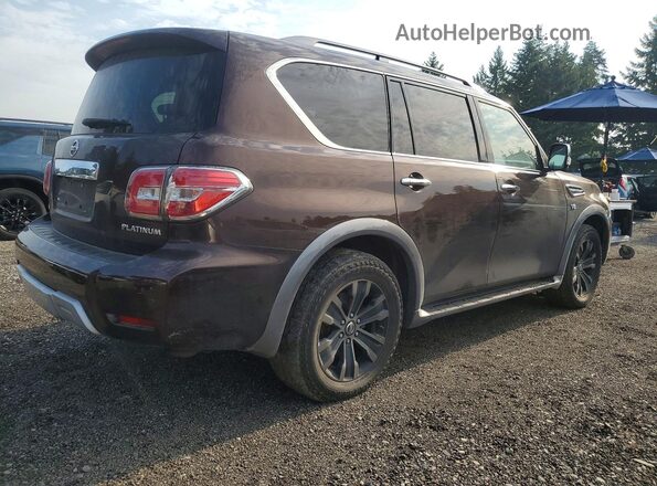 JN8AY2NE4H9704730 2017 NISSAN ARMADA Brown უკანა მარჯვენა