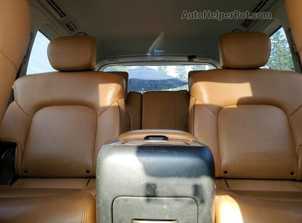 JN8AY2NE4H9704730 2017 NISSAN ARMADA Brown უკანა სავარძლების ხედი