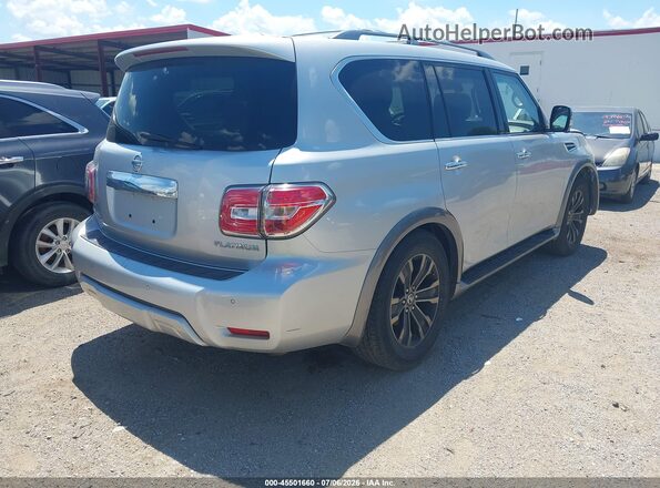 JN8AY2NE6H9705541 2017 NISSAN ARMADA Silver Tył prawy