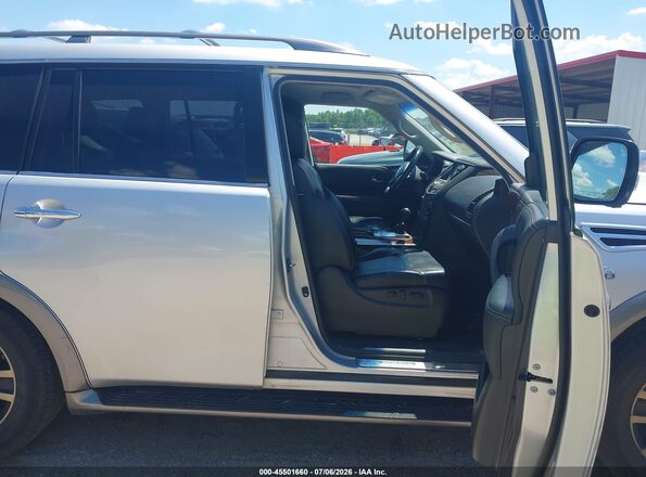 JN8AY2NE6H9705541 2017 NISSAN ARMADA Silver Widok wnętrza z przodu