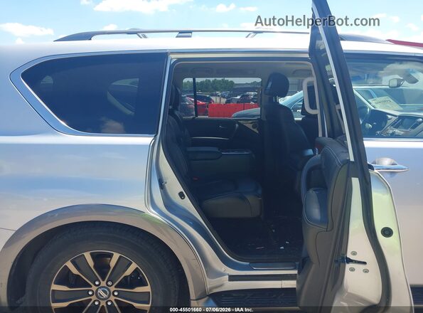 JN8AY2NE6H9705541 2017 NISSAN ARMADA Silver Widok naklejki z numerem VIN