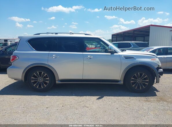 JN8AY2NE6H9705541 2017 NISSAN ARMADA Silver Widok wnętrza 360 stopni