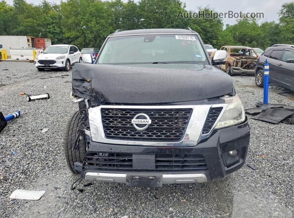 JN8AY2NE7H9707766 2017 NISSAN ARMADA Black Vista frontal