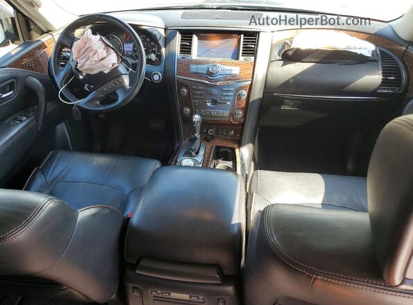 JN8AY2NE9H9703654 2017 NISSAN ARMADA Серый Вид панели приборов