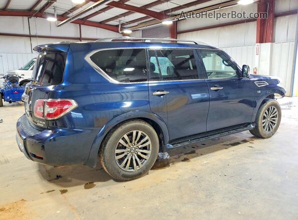 JN8AY2NEXK9757939 2019 NISSAN ARMADA Blue Tył prawy