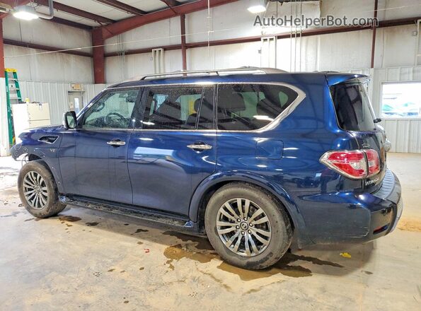JN8AY2NEXK9757939 2019 NISSAN ARMADA Blue Tył lewy