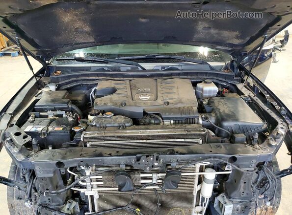 JN8AY2NEXK9757939 2019 NISSAN ARMADA Blue Widok komory silnika